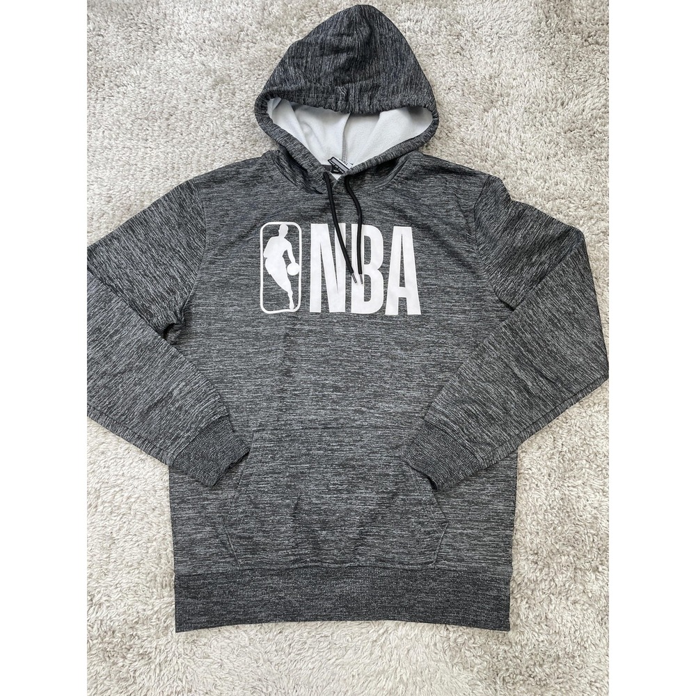 NBA Hoodie Sweatshirt Mens Small Gray Pullover Basketball NBA Fan Apparel - Picture 2 of 7